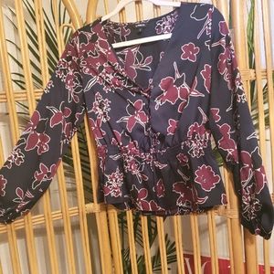 Express Lace Peplum top